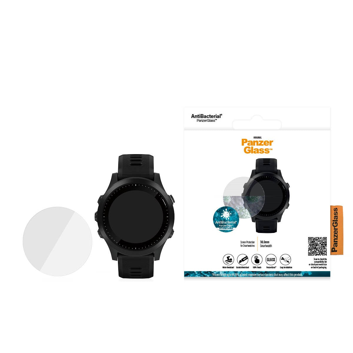 PanzerGlass® SmartWatch 38.5mm | Displayschutz Glass